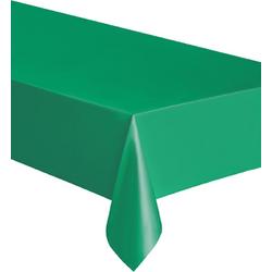 UNIQUE - Rechthoekig tafelkleed in smaragdgroen plastic - Decoratie > Tafelkleden, placemats en tafellopers